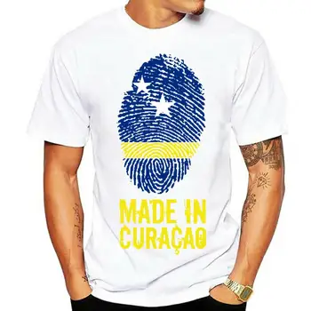 произведено в Кюрасао korsou мъжки влагоотводящая мъжка тениска Индивидуална Тениска с Къс Ръкав и Кръгло деколте Скъпа Дишаща пролетта и есента тениска