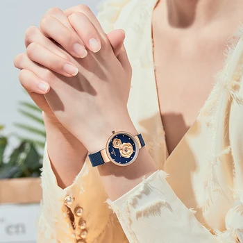 NAVIFORCE Нови Часовници за Жени Луксозна Марка Креативен Дизайн на Стоманени Мрежести Дамски Часовници Дамски Часовници Relogio Feminino Montre Femme