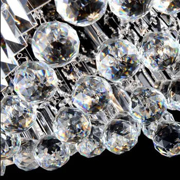 скандинавски кристална окачен лампа полилей тавана дизайн на лампа лампа за баня ventilador de techo lamparas de techo