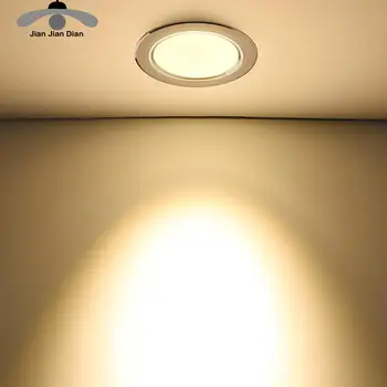 Led Лампа Ултра Тънък-Вградени Лампа От 3 W 5 W 7 W 9 W И 12 W 15 W Кръгла Дупчица, Лампа, Хол, Спалня, Кухня, Вътрешен 110-220 В
