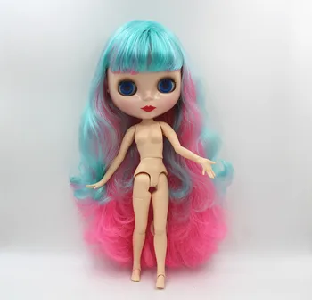 Безплатна доставка, промоция, RBL-486J, направи си сам, гол кукла блайт tait, подарък за рожден ден за момиче, 4 вида цветя, кукла с големи очи, с красиви коса, сладка играчка