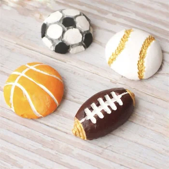 Спортен Топката Фондан Силиконова Форма Футбол Баскетбол Тенис на маса Вечерни Бонбони с Шоколад Паста Форми DIY Инструменти За Украса на Тортата