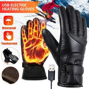 Зимните Водоустойчиви USB Ветроупорен Ръкавици С Подгряване, Електрически Ръкавици, Велосипедни Ръкавици, Топло За Ръце