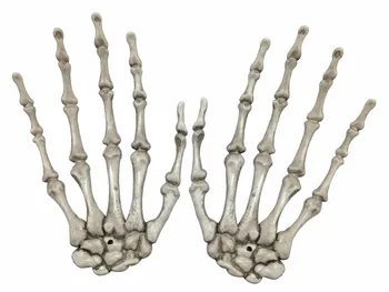 Нов 2 елемента 1 Чифт Пластмасови Ръцете на Скелета от Духове Къща за Декорация Хелоуин Подпори за Хелоуин