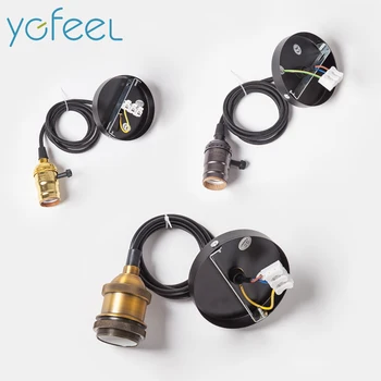 [YGFEEL] Ретро Окачен лампа Притежателя E27 Реколта висящи лампи С Дръжка на Ключа Висящи Лампи Притежателя AC110V/220V Вътрешно осветление
