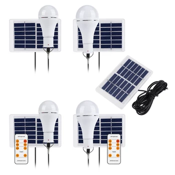 5 Режима на 20 COB Led Слънчева Светлина 200LM USB Акумулаторна Електрическа Крушка Кемпинговая Лампа за Туризъм Лампа за Аварийно Осветление