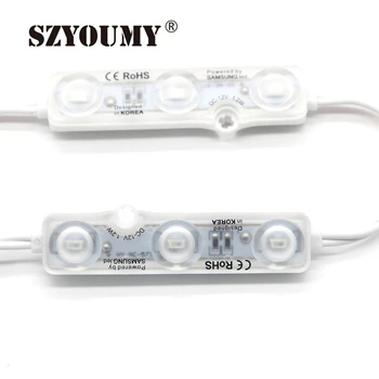 SZYOUMY 5730 Led Модул за Светлинен Знак Бар 3LED Инжекции IP68 Водоустойчив Led Лампа За Витрини за Магазин за 1000 Бр.