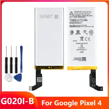 Оригиналната работа на смени Батерията на Телефона G020I-B За Google Pixel4 Pixel 4 Оригинални Акумулаторна Батерия 2800 ма с безплатни Инструменти