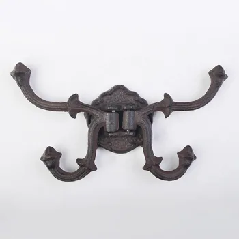 Ретро ностальгическая стари мебели железни куки творческа личност моделиране декорация на стените практичен мощен кука
