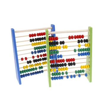 Дървена Abacus за развитието на интелекта на децата Математика за деца от 3-6 години