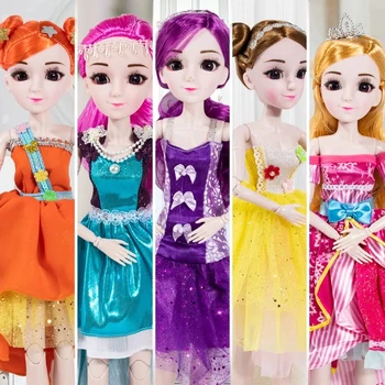 Не ядивната Голяма кукла е детска играчка момиченце принцеса от мъниста един моделиране кукла плат момиче, подарък за рожден ден