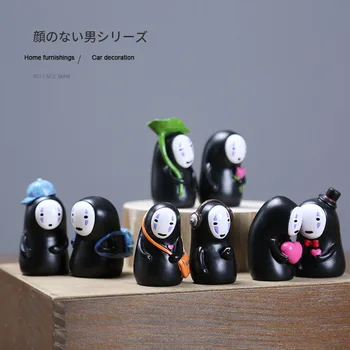 Хаяо Миядзаки безлични мъжки кола украса творчески дом на изделия от смола украса на празнични подаръци за рожден ден, малки декорации