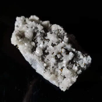 126,6 Натурален доломитовый кристален кварцов на ада, извадка от минерален кристал