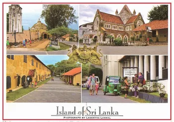 78* 54 * 3 мм, Стара пощенска Картичка, вид на Шри Ланка, Метални Сувенирни Магнити За Хладилник, 20341 Твърда Плоча, Туристически Спомени
