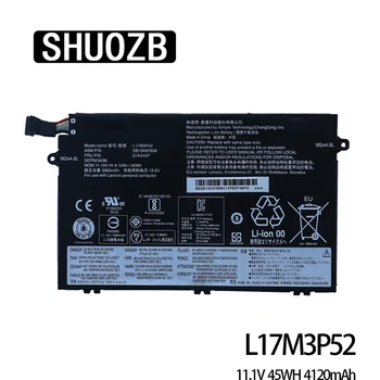 L17M3P52 Батерия за лаптоп Lenovo ThinkPad E480 E485 E580 E490 E590 E585 R480 R580 01AV448 01AV447 SB10K97608 L17L3P51 L17C3P51