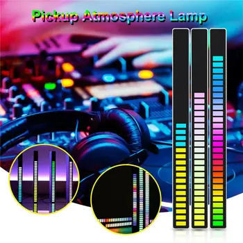 RGB ВОДЕШЕ светлина подложки за ритъм, контрол на звука синхронизация на музика за лампи атмосферата на адвокатското Клас кола
