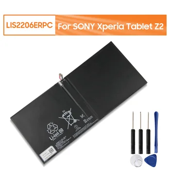 yelping LIS2206ERPC Sony Tablet Батерия За SONY Xperia Tablet Z2 SGP541CN Истински Таблет Батерия 6000 mah Безплатни Инструменти