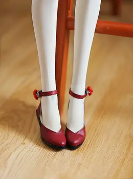 Червена Мини-Колекция MSD SD 1/3 BJD Obitsu стоп-моушън Обувки, Обувки На висок ток Модел играчки