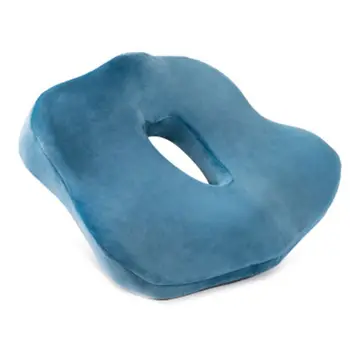 Възглавницата на седалката пяна с памет выскальзования ортопедично за облекчаване на болки в подкрепа на гърба на Стола за офис на автомобила
