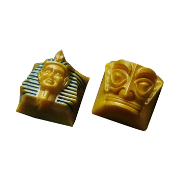 Подгонянная клавиатура Sanxingdui Keycap смола картини на фараона профил OEM R4 ключът на кутията ключ Sanxingdui за механична клавиатура MX switch TTC