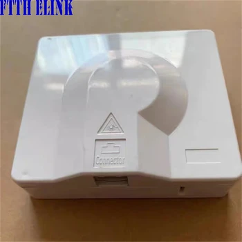 20pcs Настолна кутия от оптични влакна голата кутия за защита на влакна ABS 93 * 83 * 29 мм разпределителните скоростна бяла разпределителните скоростна FTTH