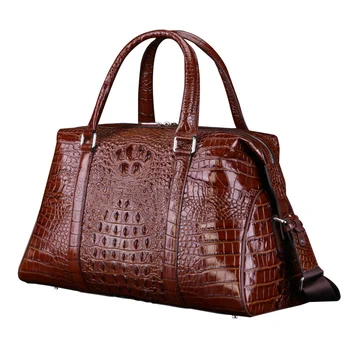 Мъжки Луксозен Бизнес Пътна чанта на Едно Рамо От естествена Кожа, Модерна чанта с голям Капацитет, Висококачествена Чанта-Месинджър През Рамо
