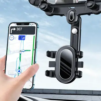 Въртящи се на 360 Кола Телефон GPS за Монтиране на Поставка Поддръжка на Мобилен Телефон За iPhone Samsung Xiaomi Клип Авто Притежателя на Телефона Автомобилни Аксесоари