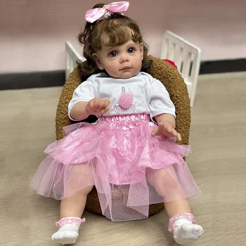55 см Възстановената Момиче Маги Кукла Играчки за Деца за рождения Ден на Коледа
