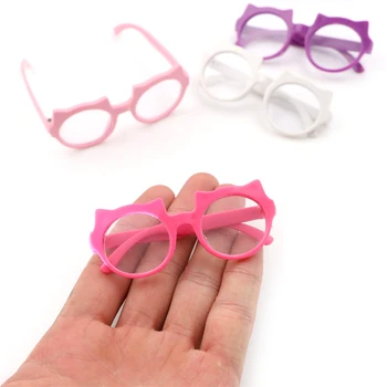 Кръгли Очила 2020 Нови Очила са Подходящи За 18-Инчовата Момичета Случайно цветове, Аксесоари за Кукли