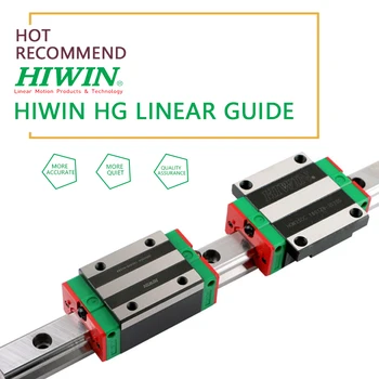 Линеен ръководство елемент от легирана стомана HIWIN HGLCA HGLHA с линейна водещата 15 мм от 100 до 500 мм за 3D принтера с ЦПУ